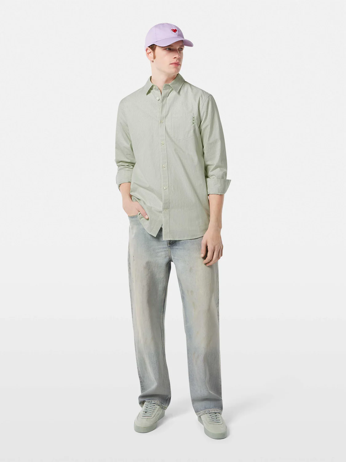 Regular Fit Striped Oxford Shirt