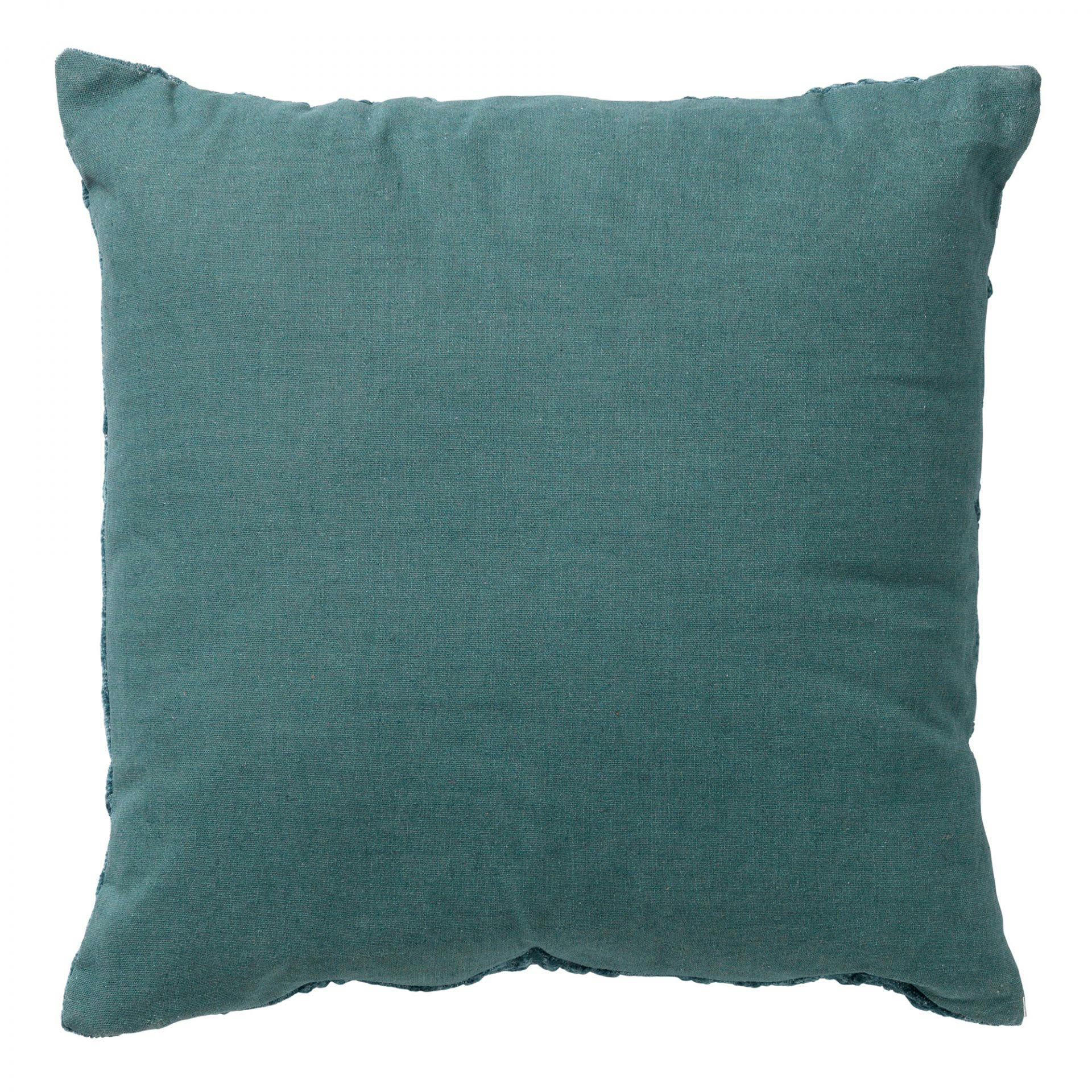 - Coussin - vert en polyester 45x45 cm avec motif fleuri