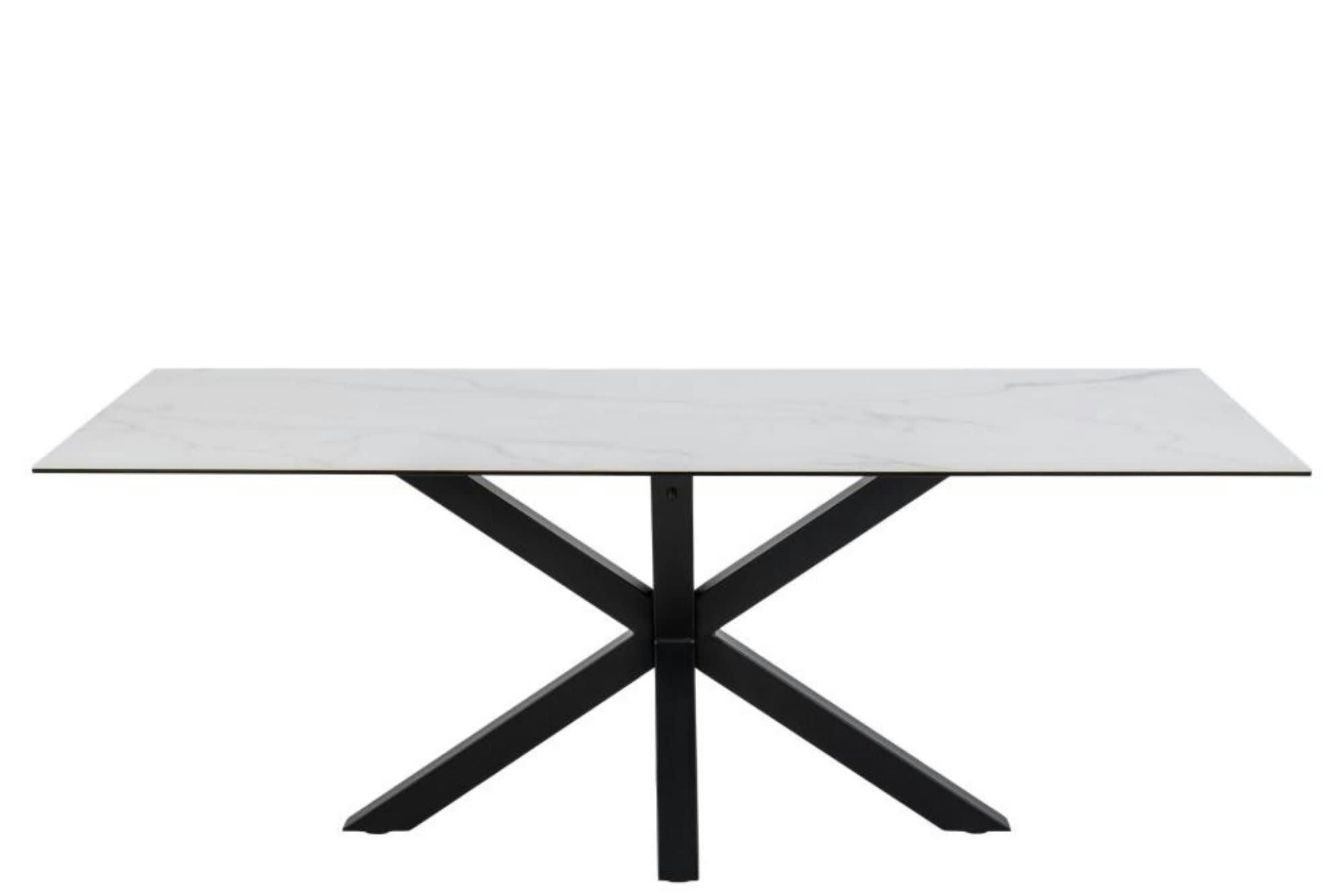 NEIVA - Table de salle à manger rectangulaire en céramique L200