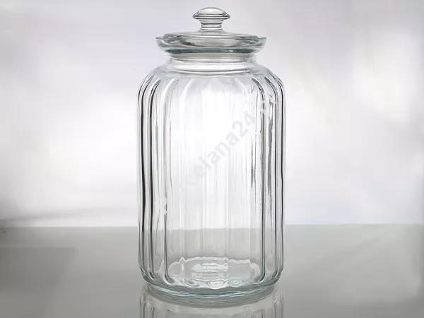 Pojemnik szklany (słój) z pokrywką 2,5 L Pasabahce - Viva 1D.SŁO.74565