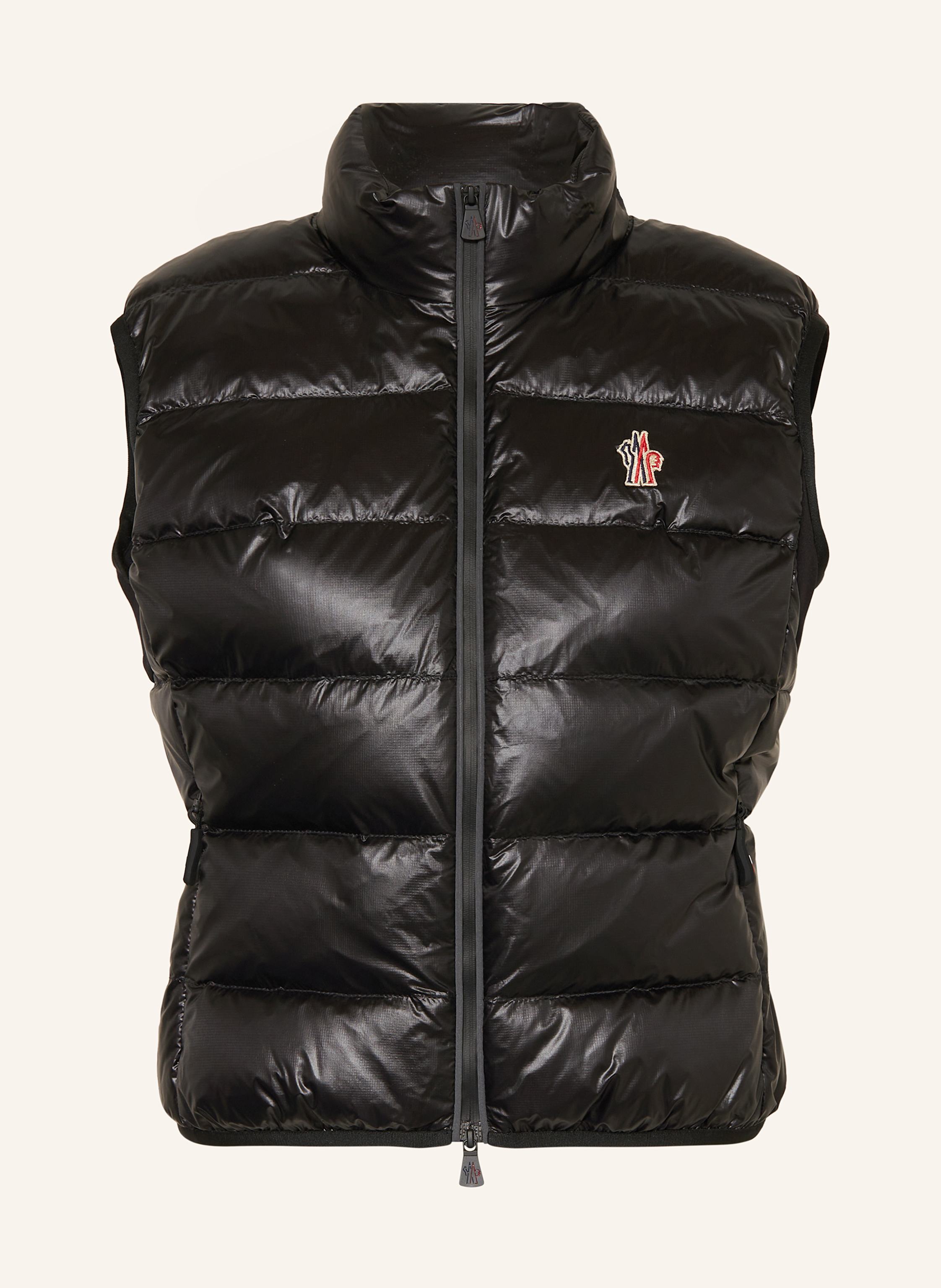 MONCLER GRENOBLE Daunenweste im Materialmix
