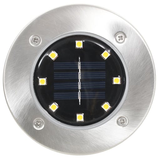 NNEVL Solar Ground Lights 8 pcs LED Lights RGB Colour