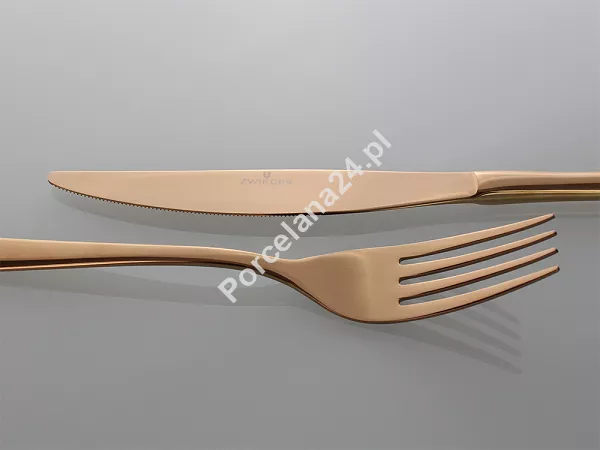Komplet sztućców 24 cz. na 6 osób Zwieger - Vesper Coppery 1Z.VEC.K24