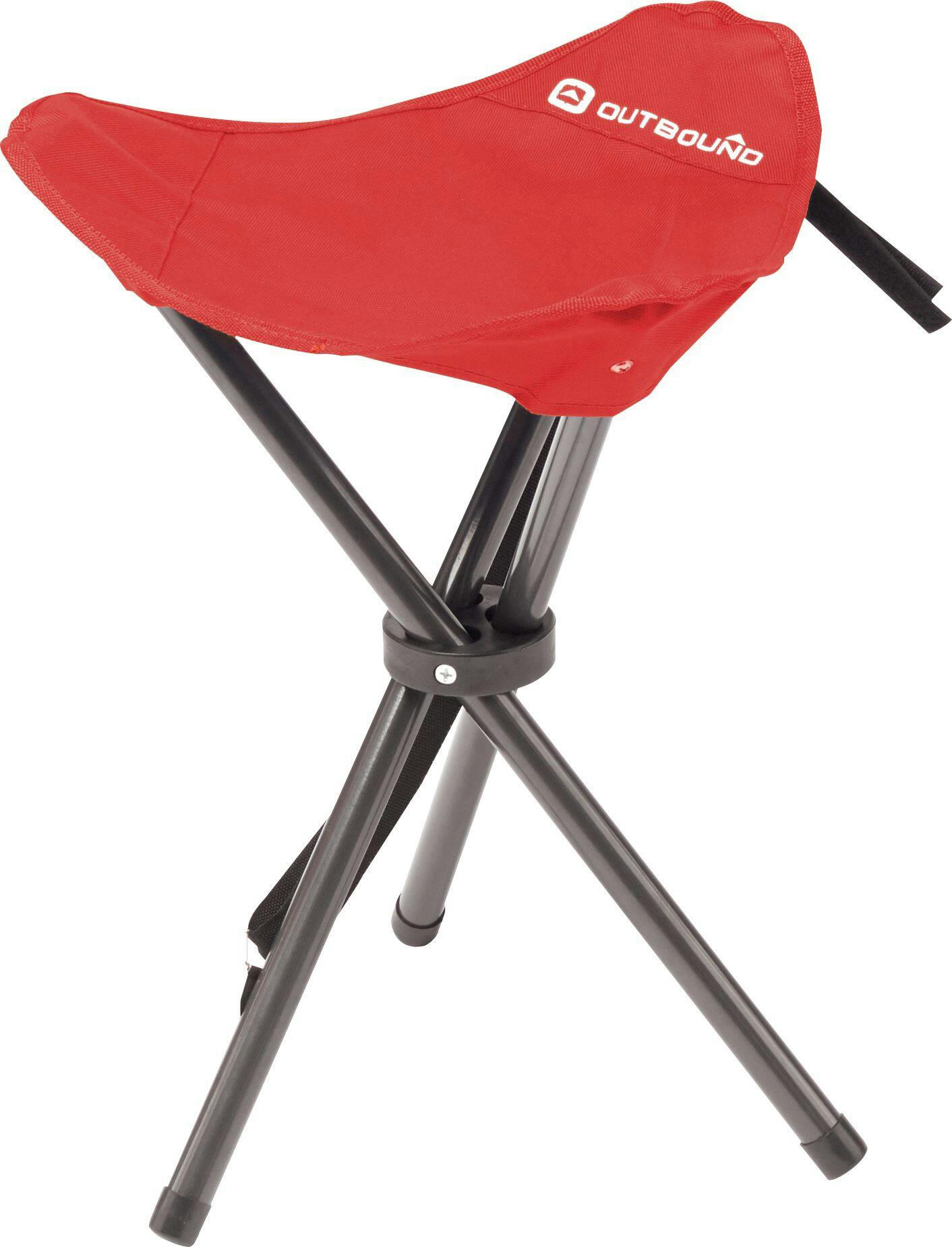 Outbound Outdoor Portable Folding 16.5-In Tripod Camping Stool, Supports 225 Lbs, Assorted