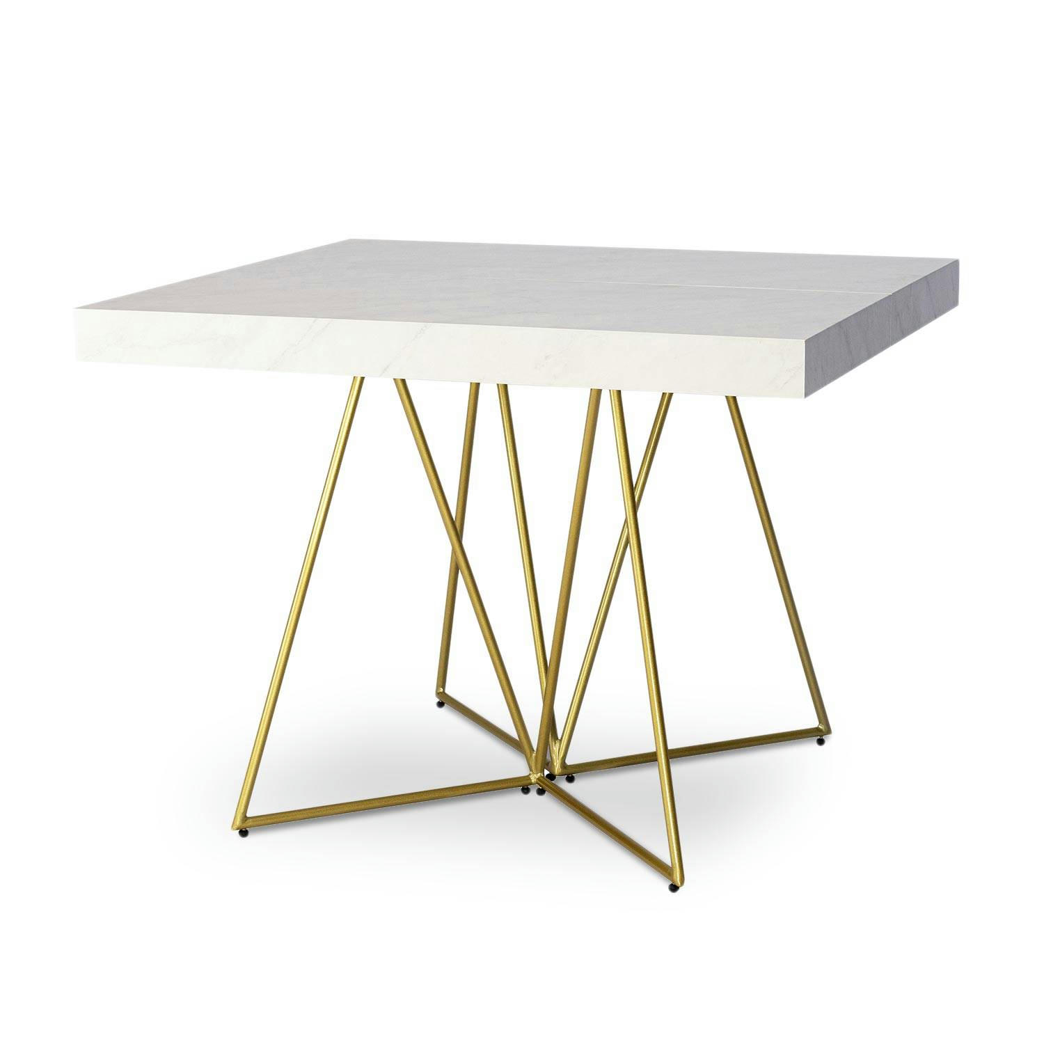 EXTENSIBLE - Table neila effet marbre