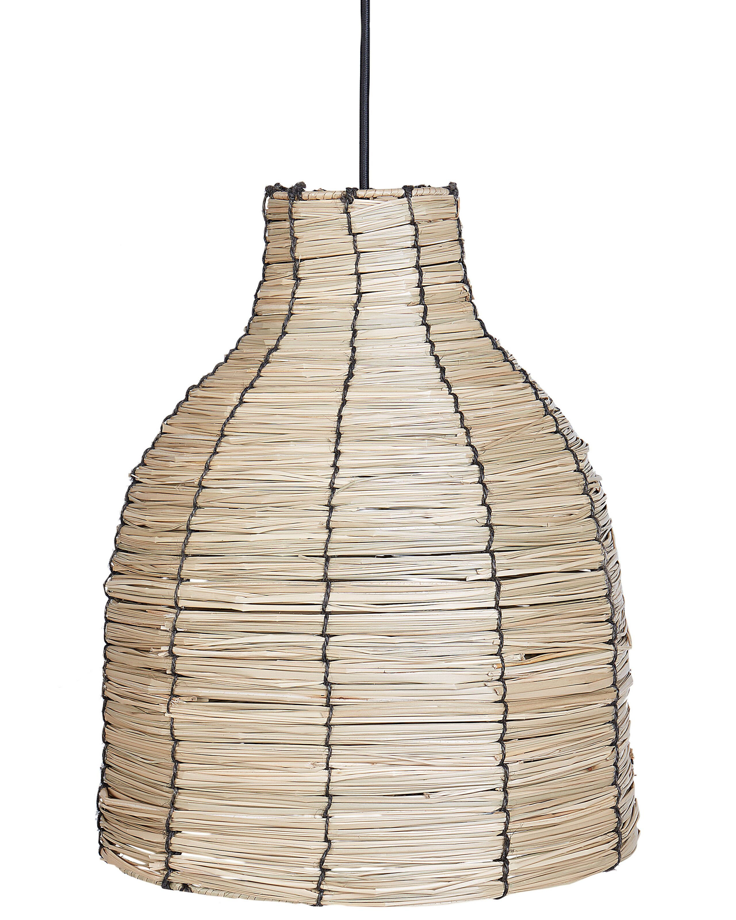 Lampa wisząca sufitowa trawa morska naturalna