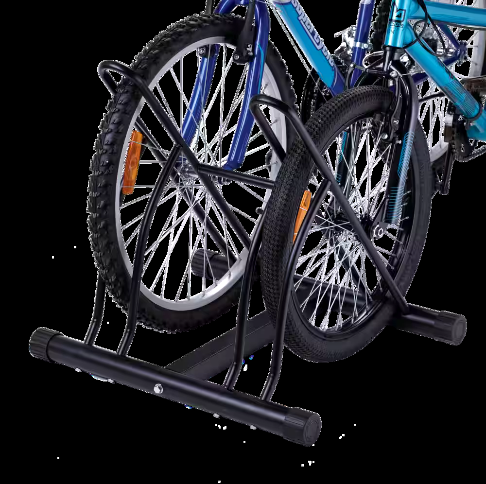Mastercraft 2-in-1 Steel Bike Rack / Bike Stand for 2 Bikes