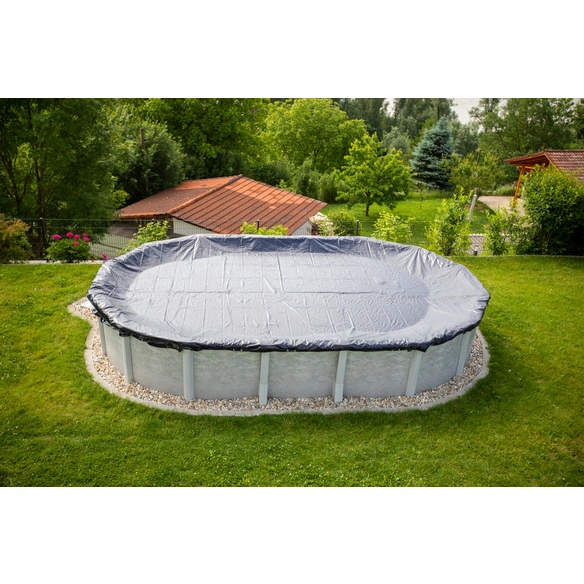 Sommerabdeckplane für Ovalbecken 730 x 370 cm