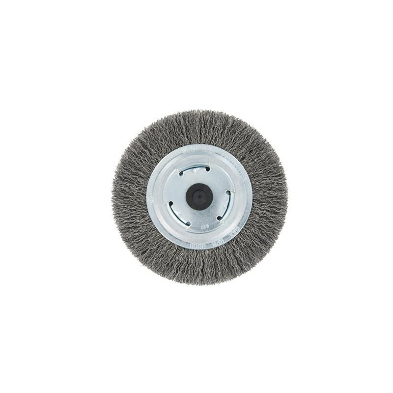 Brosse de touret avec fil en acier ondulé ø 150 mm
