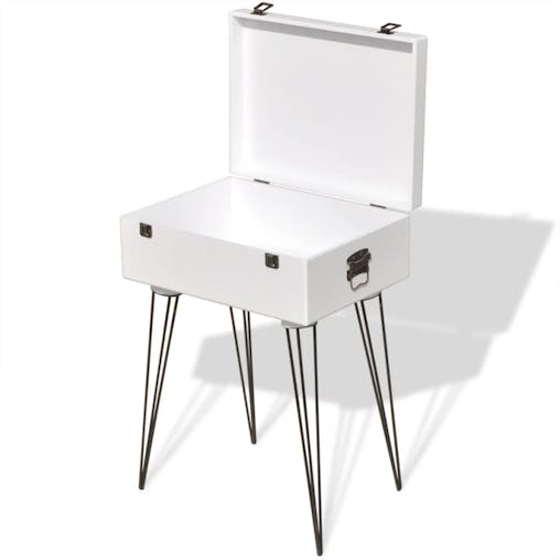 NNEVL Bedside Cabinets 2 pcs 40x30x57 cm White