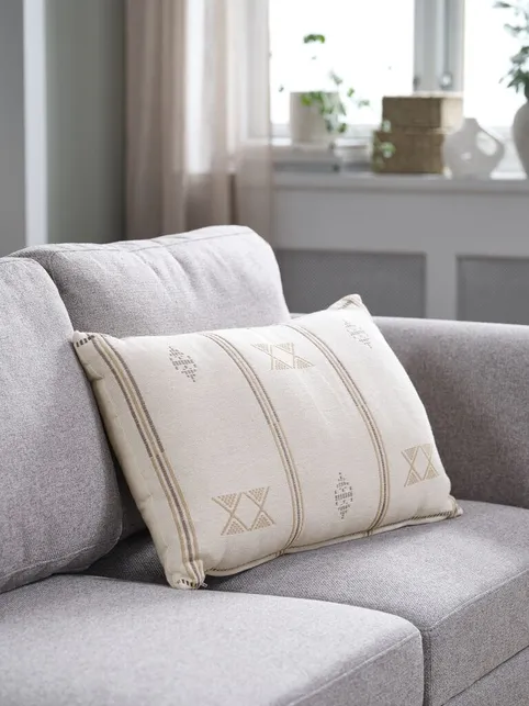 Pyntepude GRYNSILDRE 40x60 beige/gul