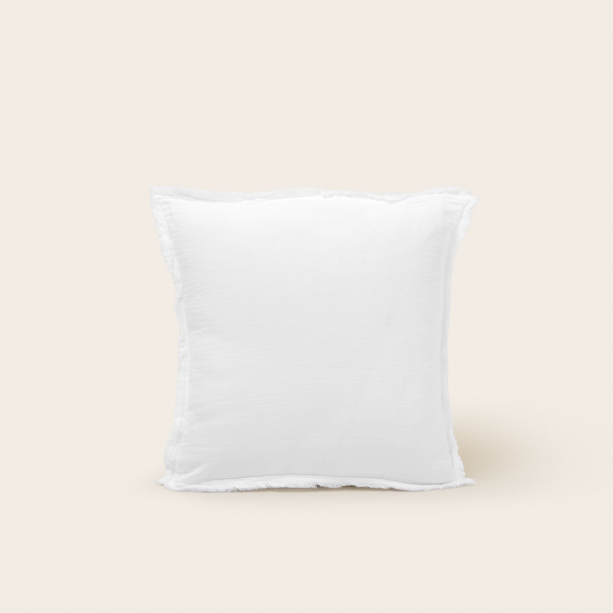 Madura Kussensloop Lou katoen wit 40x40 cm