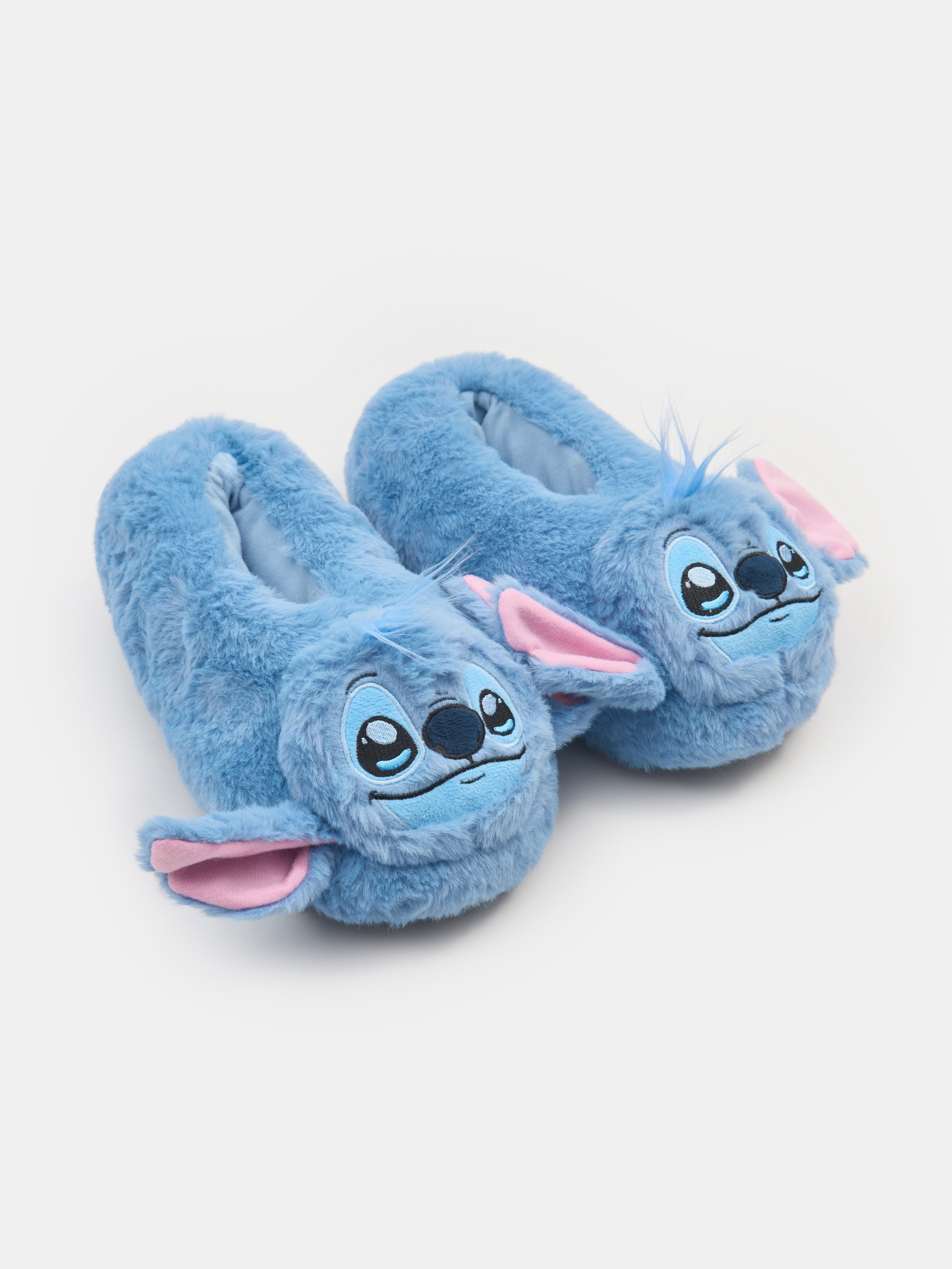 Kapcie ze sztucznym futerkiem i elementami 3D Lilo & Stitch