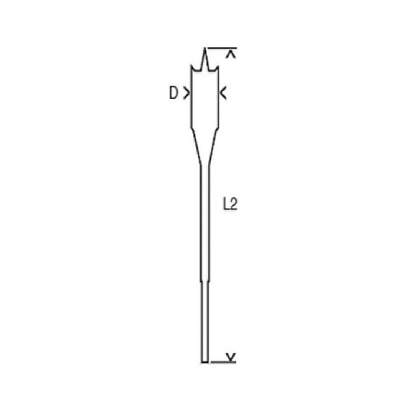 Mèche plate Self Cut Speed diamètre 8x152mm - BOSCH - 2608595482