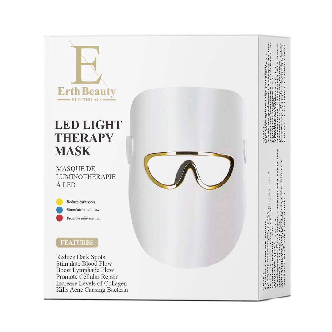 Erth Skin London LED Light Therapy Mask Set