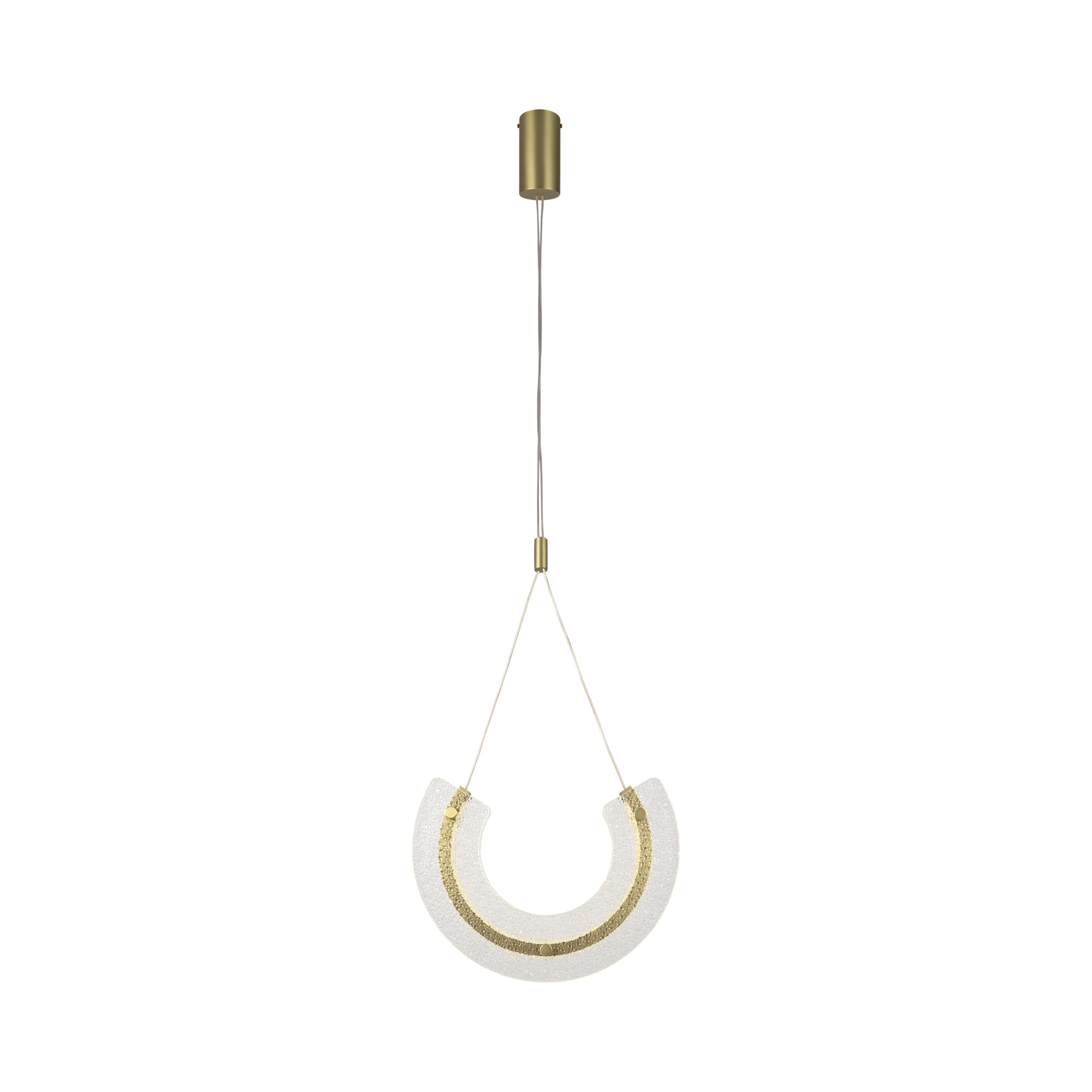Lampa wisząca MAYA mosiężno-złota LED 1x10W Ciepła biel 350lm Maytoni