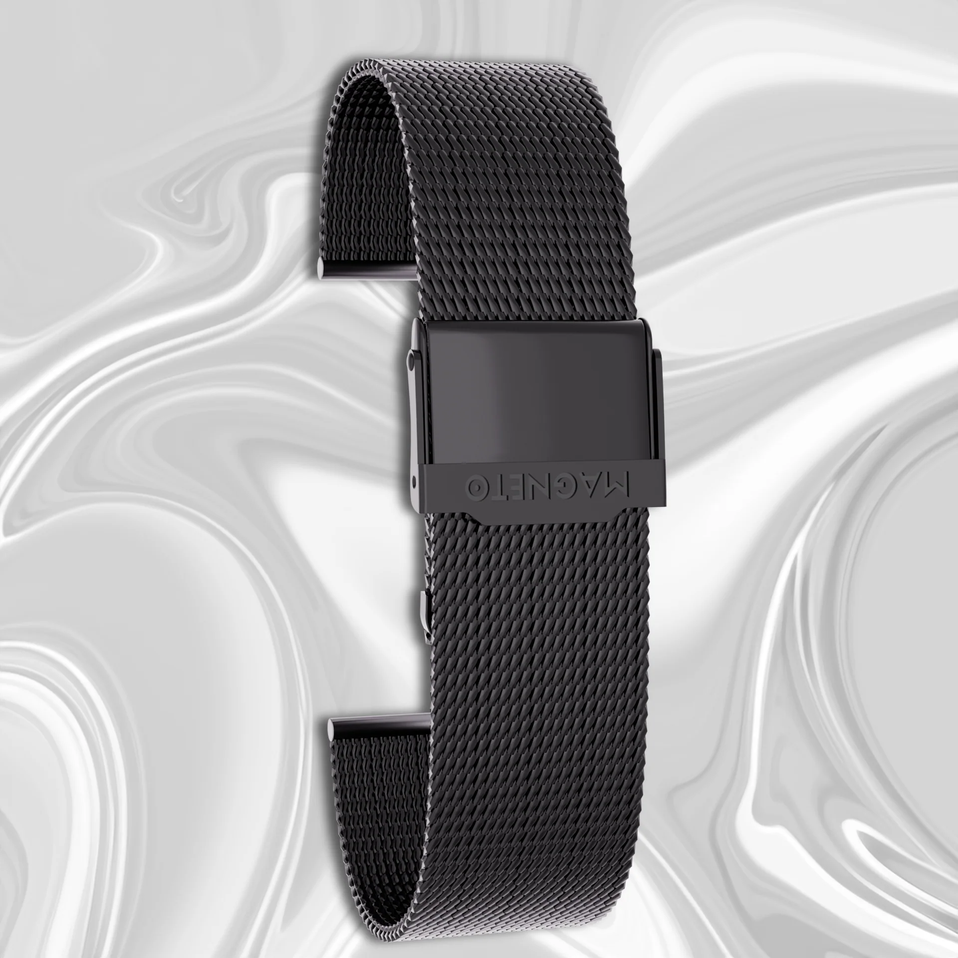 Black mesh bracelet (16mm)