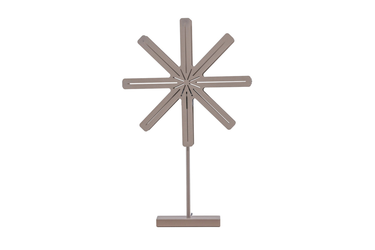 Rebellenclub Tafellamp Hale - mokka - Ø 40 cm