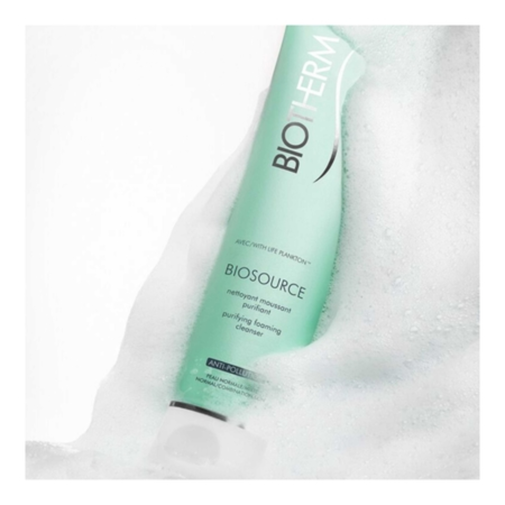 BIOSOURCENettoyant moussant purifiant anti-pollution