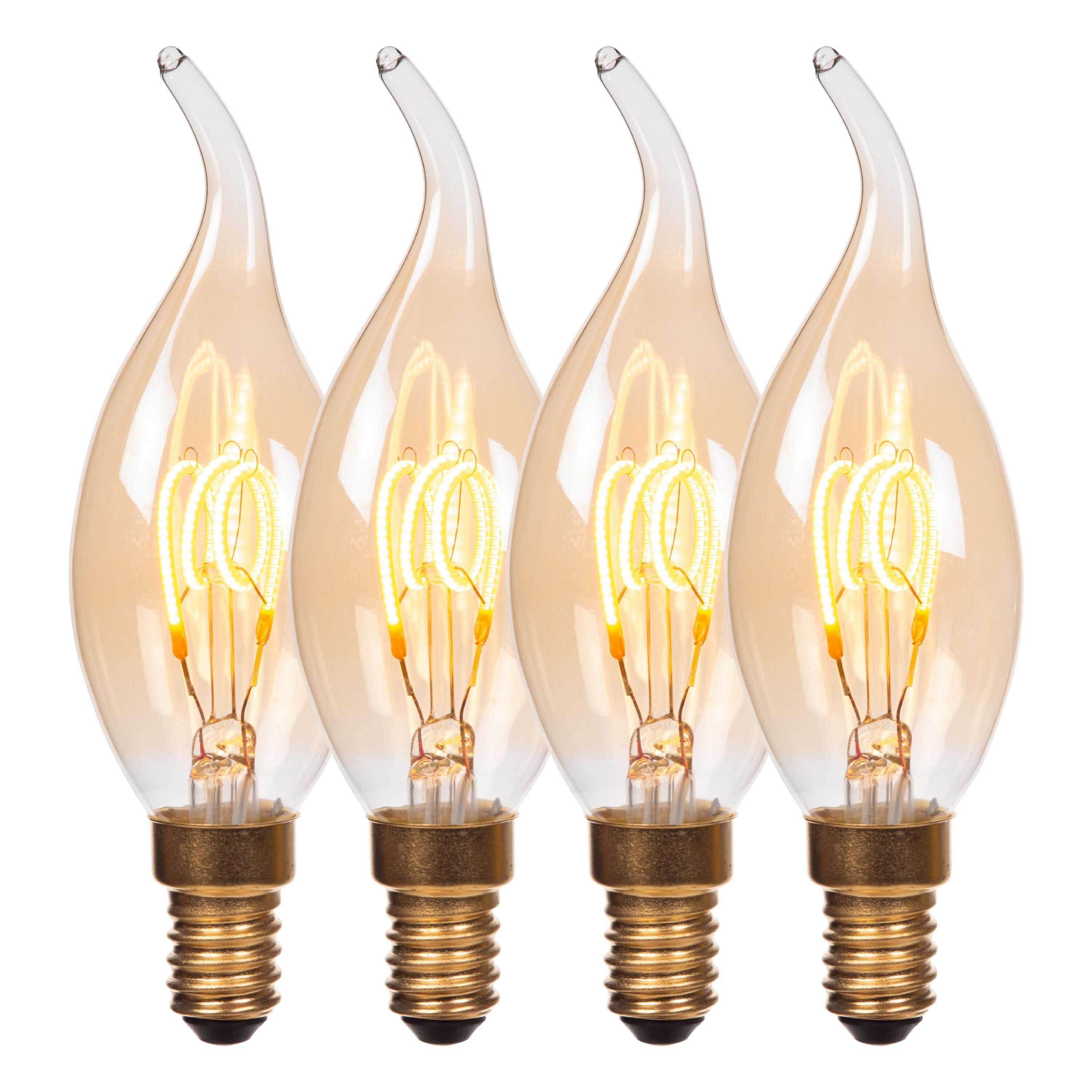 Lucide CT35 Filament lamp - Amber (set van 4)