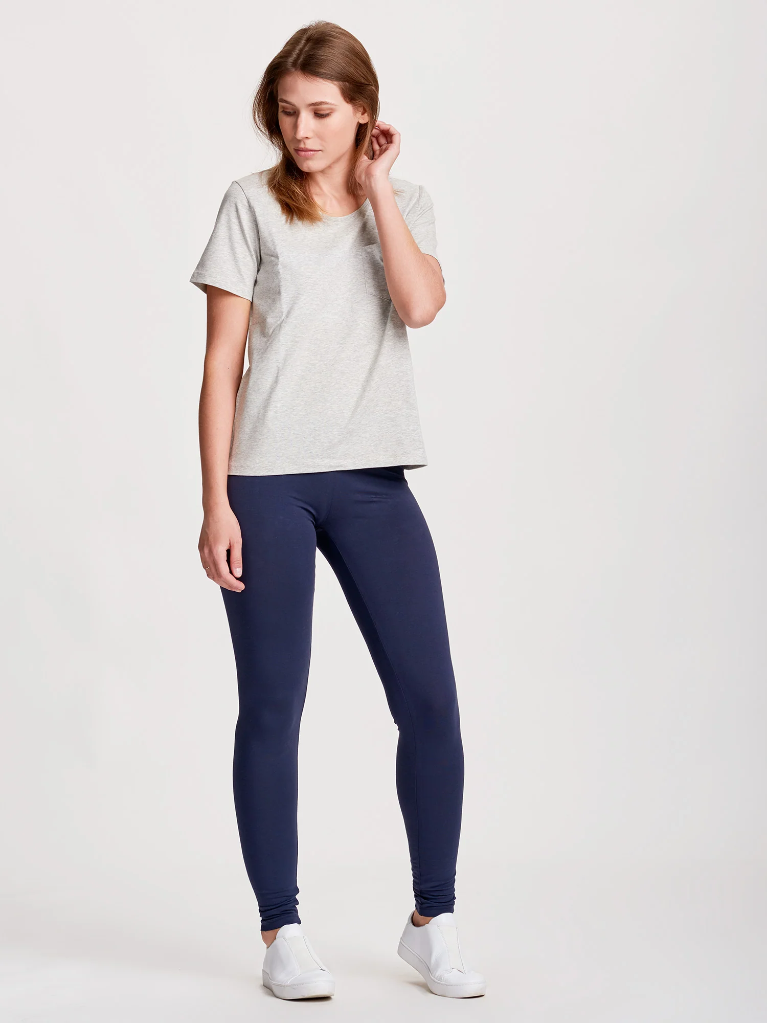 BASIC leggingsit - tummansininen