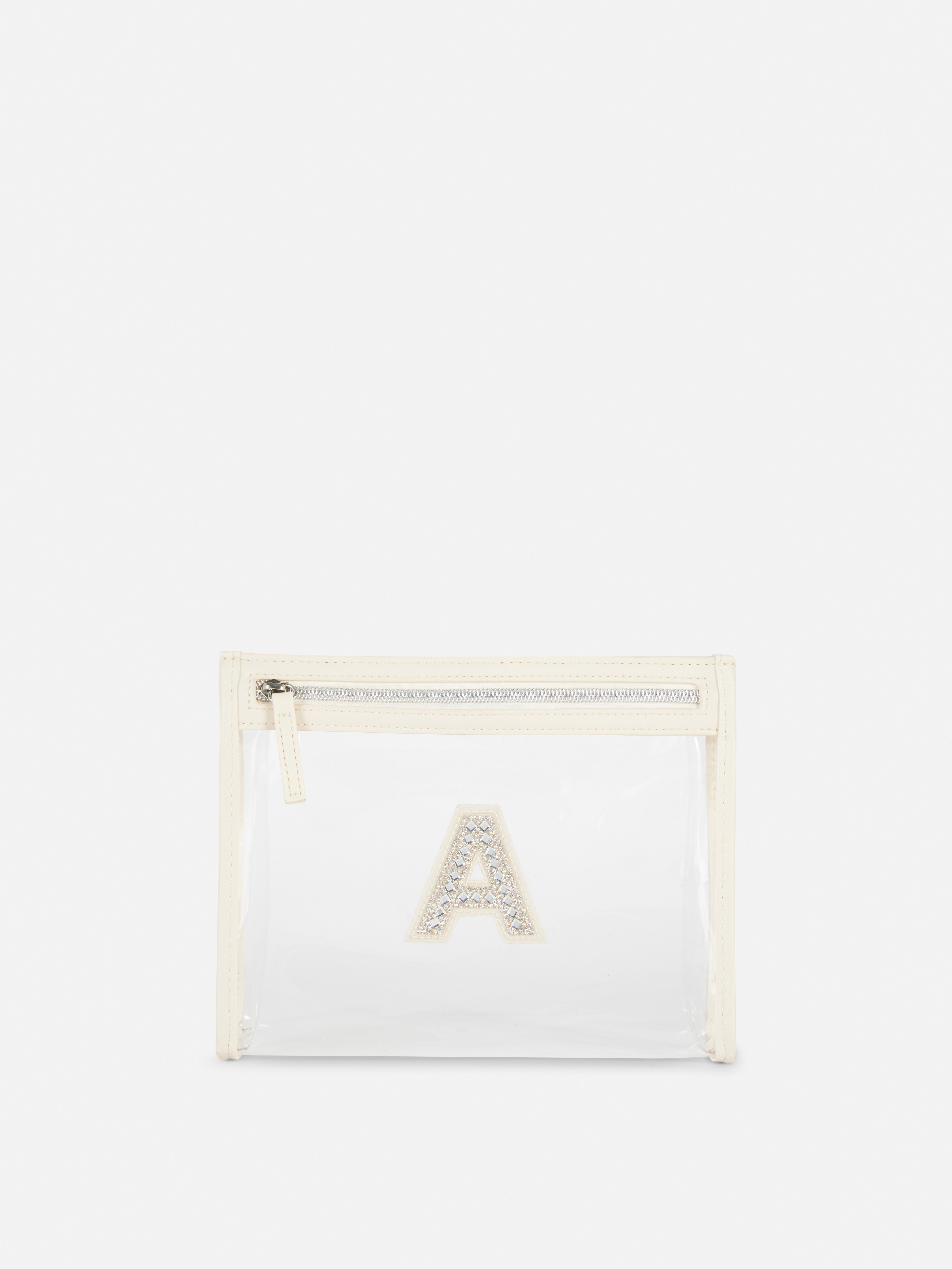Perspex Initial Pouch