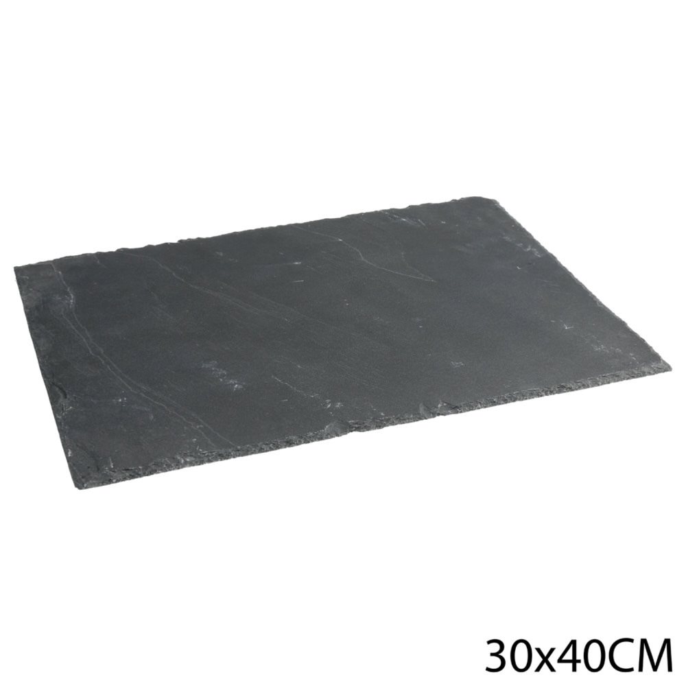 Base rectangular de ardósia 30x40cm