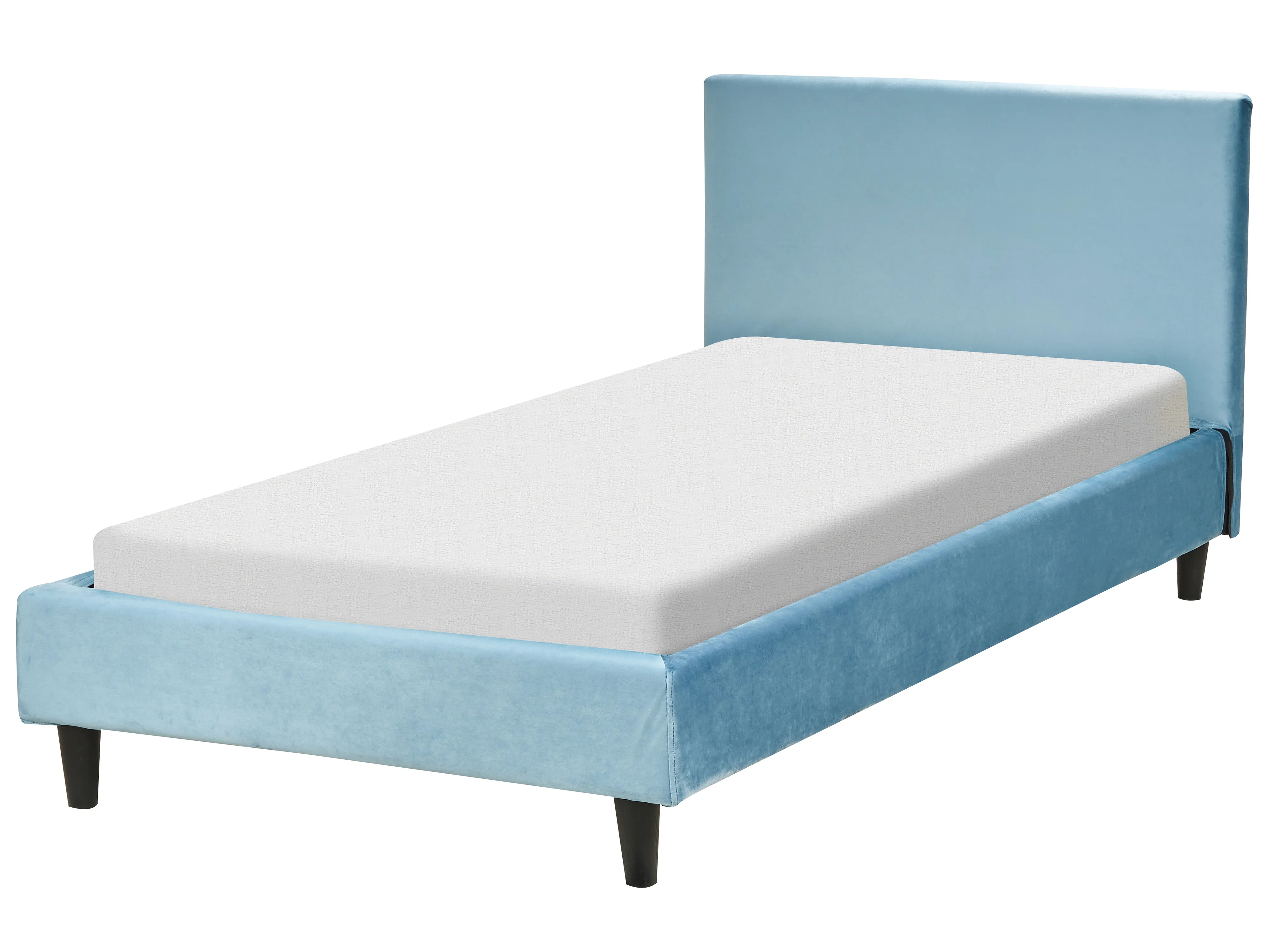Bed Frame Cover Velvet FITOU 90 x 200 cm Light Blue
