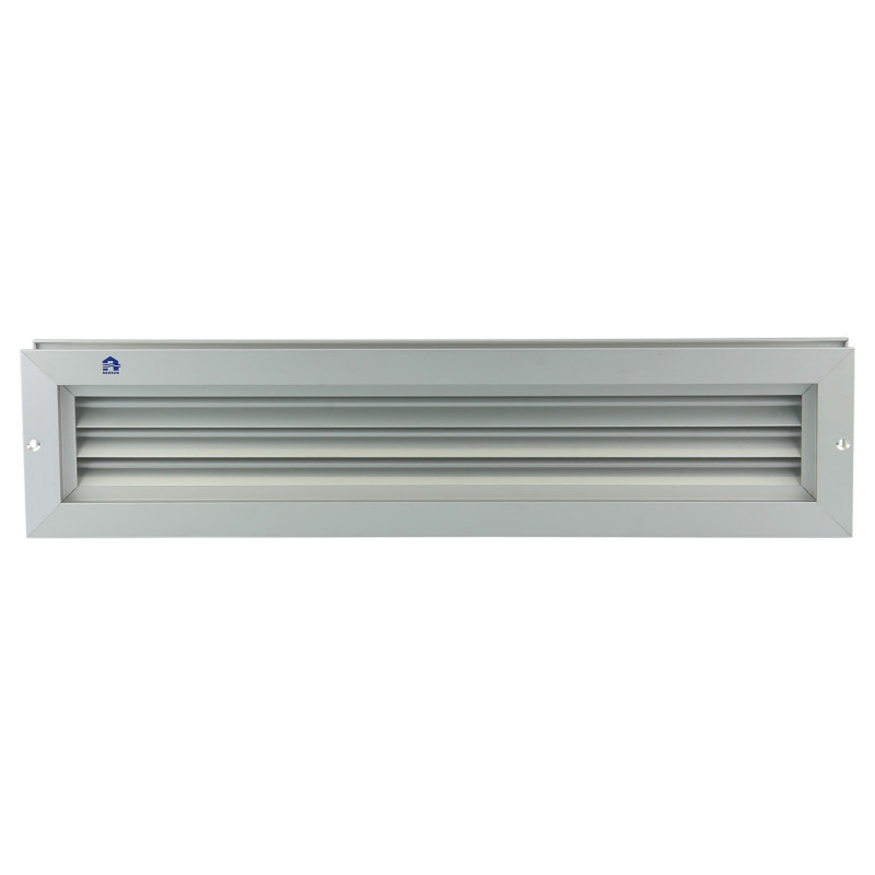 Grille d'aération en aluminium pour porte 425 x 76 mm RENSON