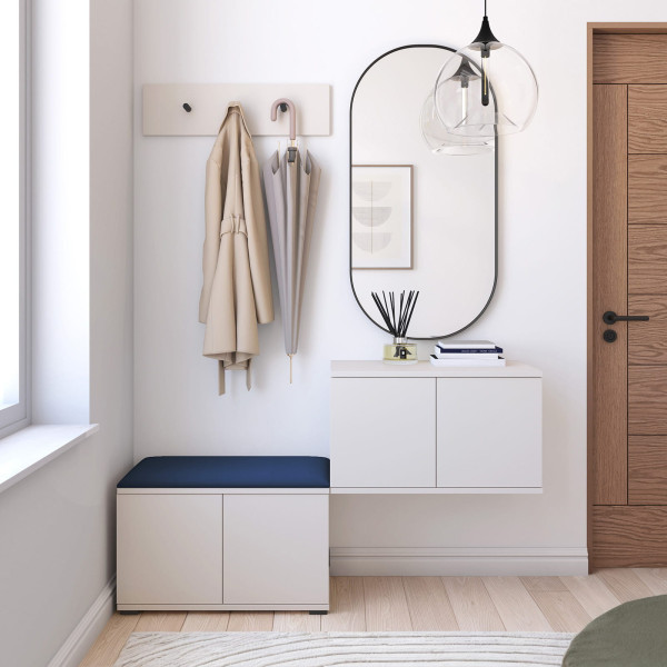 Zestaw do przedpokoju siedzisko Napoli wersja 7 Trinity 30 beż Cashmere
