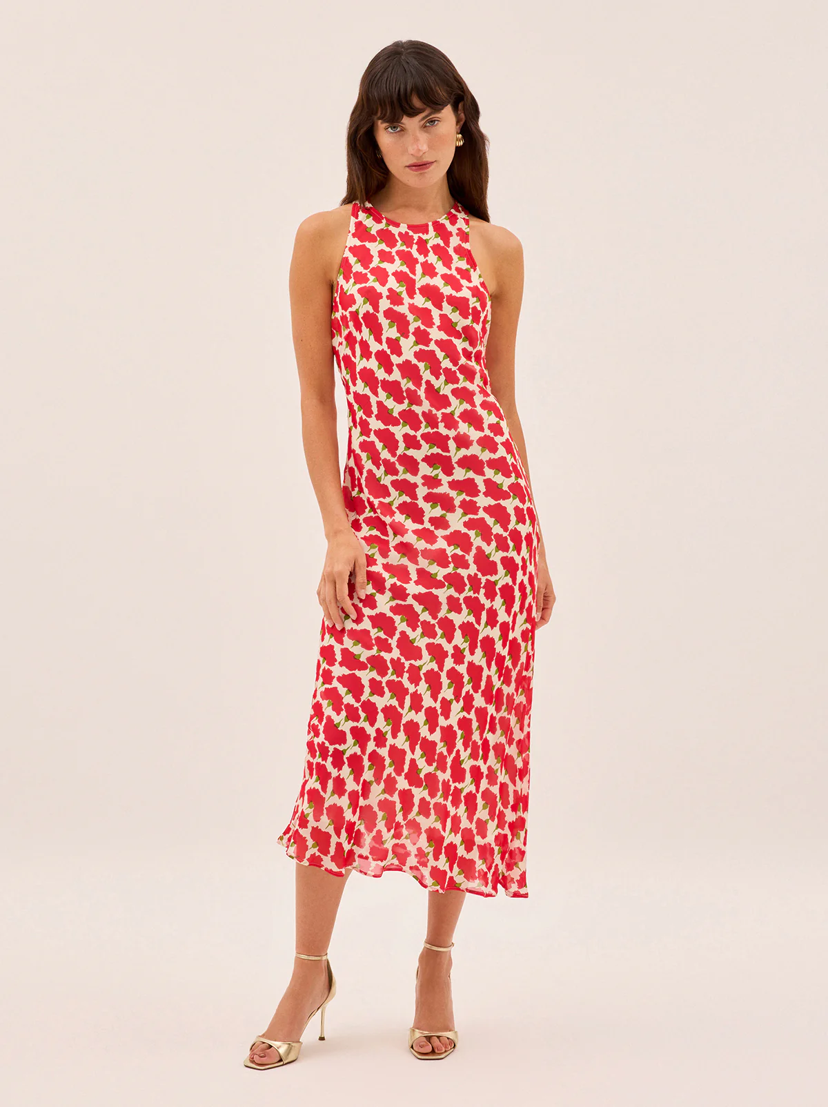 Clarisse Carnation Print Dress