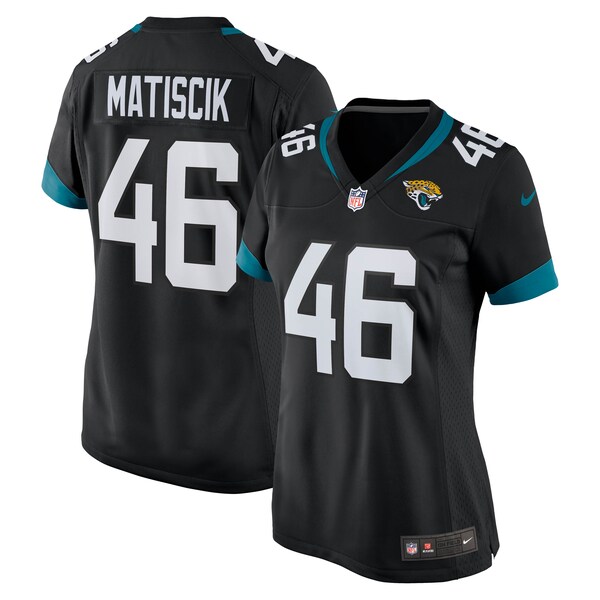 Ross Matiscik Jacksonville Jaguars Nike Women's Game Jersey - Black/Teal