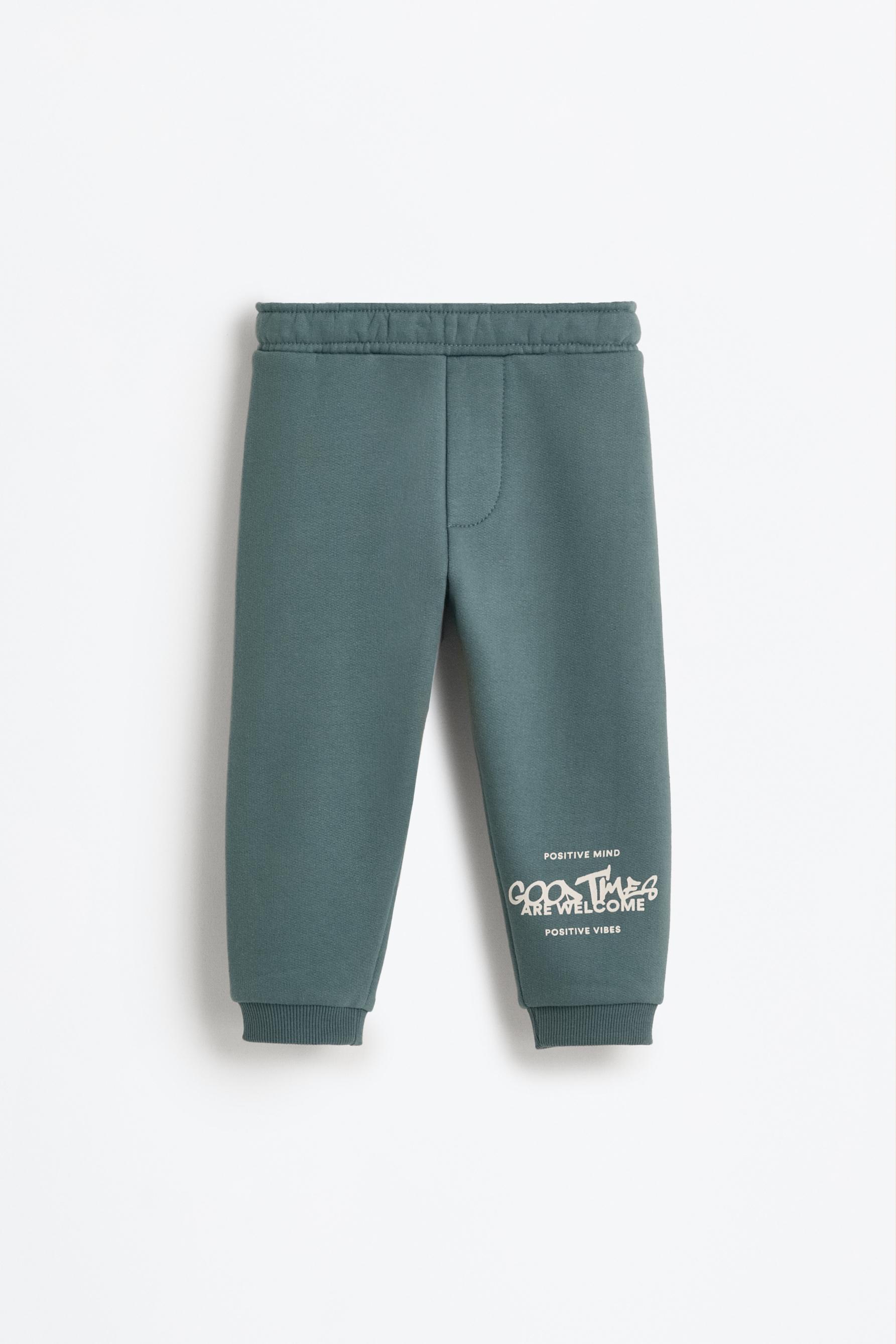 Pack 2 pantalones felpa combinados