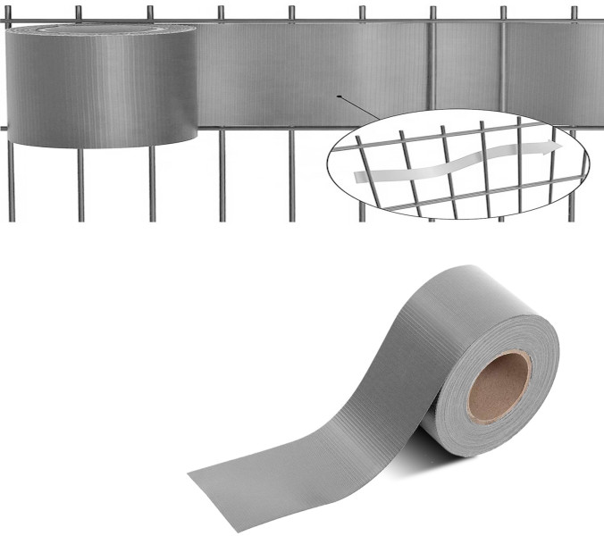 Taśma ogrodzeniowa 4,75cm x 35m Heckermann - Jasnoszara