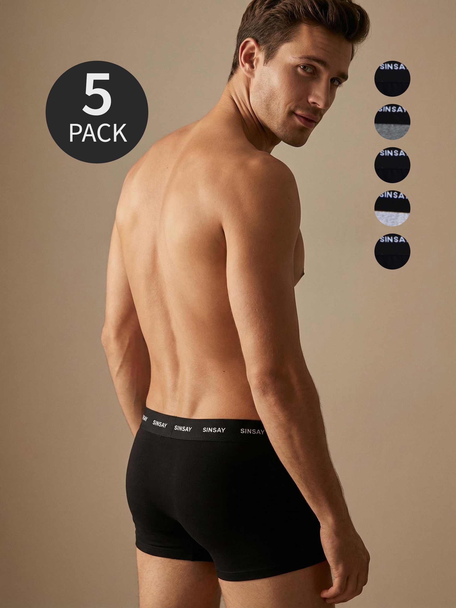 Bawełniane bokserki 5 pack