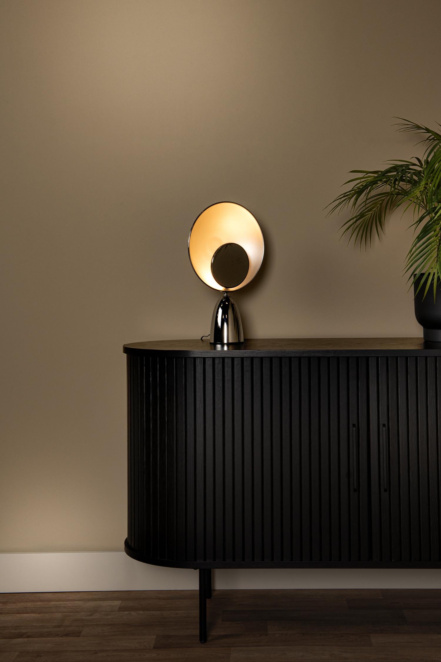 Lucide tafellamp CASTAMAR - Geïntegreerde LED - Chroom