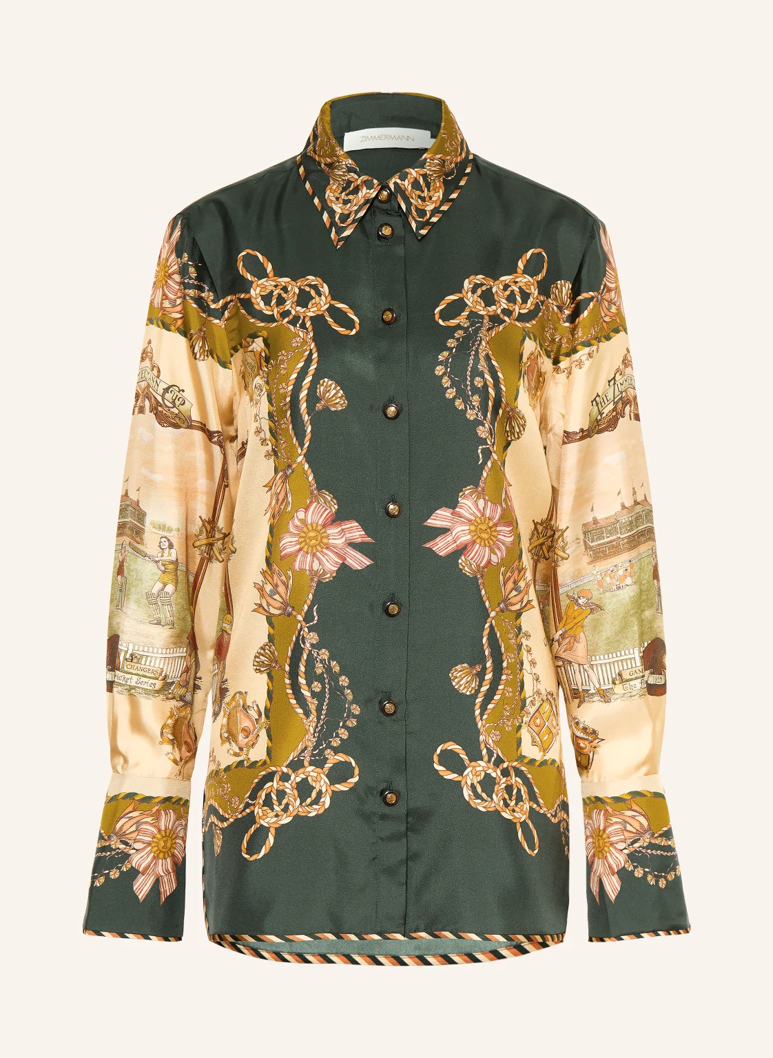ZIMMERMANN Hemdbluse VALIANT aus Seide