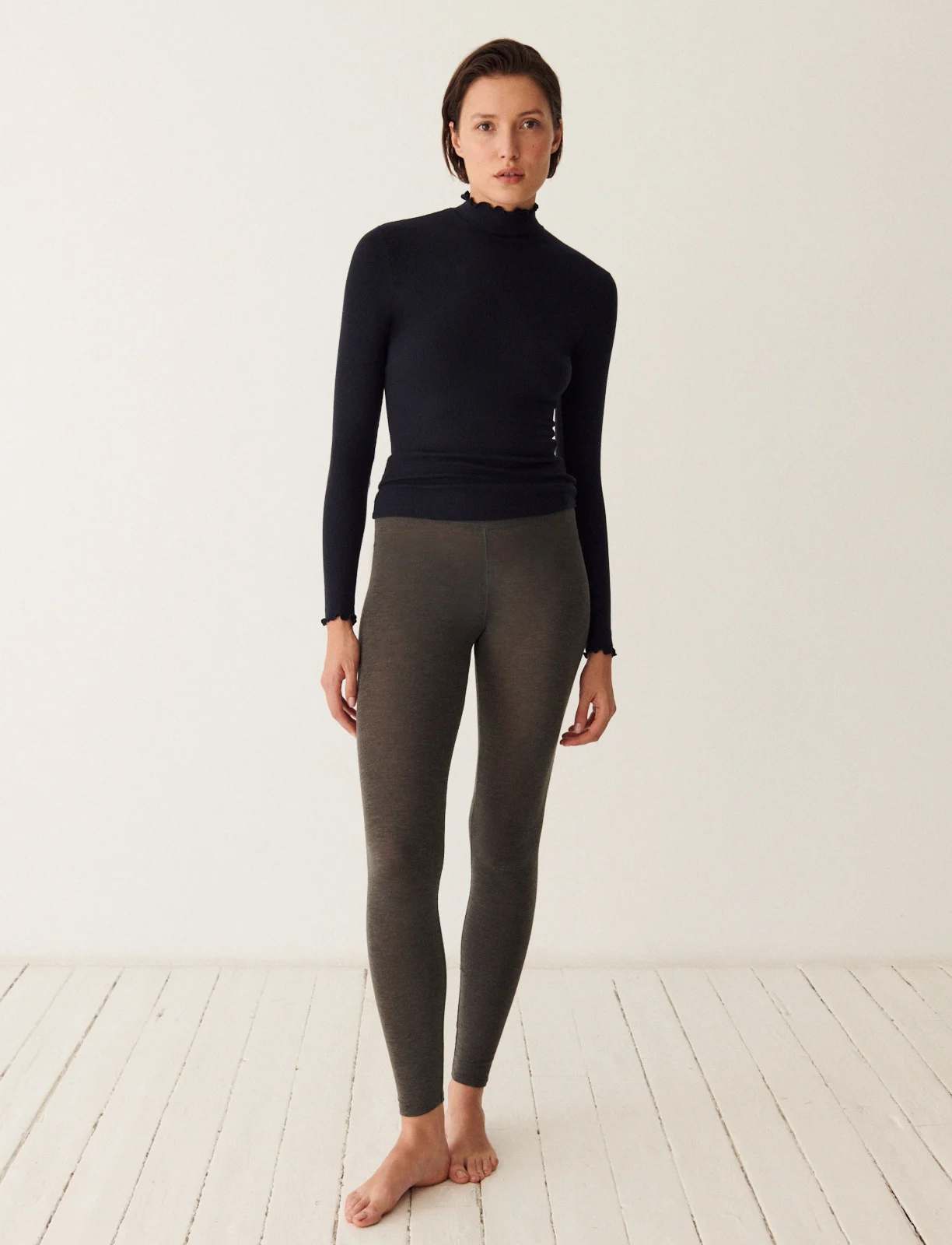 Top col roulé touche de cachemire HEATTECH EXTRA WARM