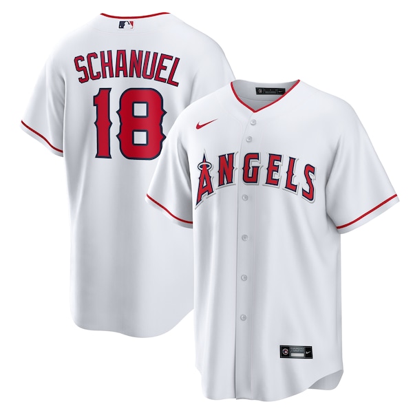 Nolan Schanuel Los Angeles Angels Nike Home Replica Jersey - White