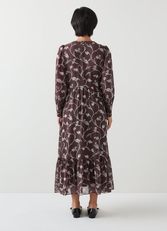 Lucian Petite Chocolate & Birch Dress