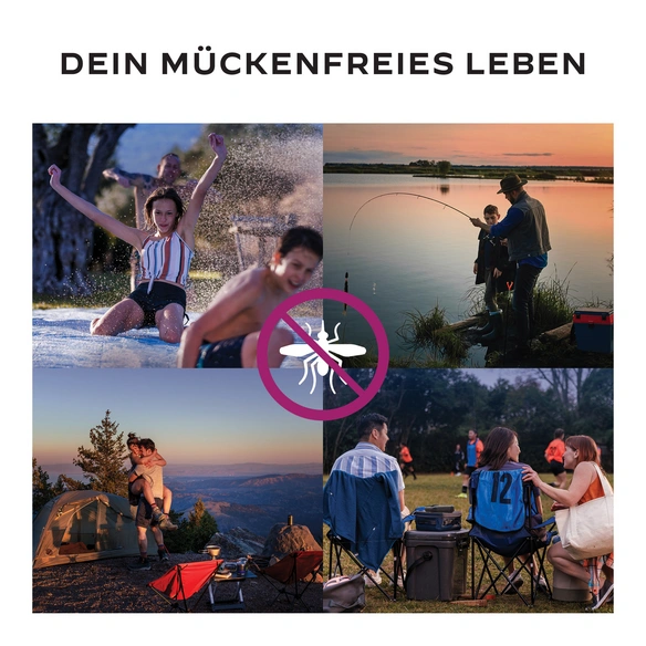 Mückenschutzmittel Nachfüllpackung, max. 20 m², blau , 4 Stück