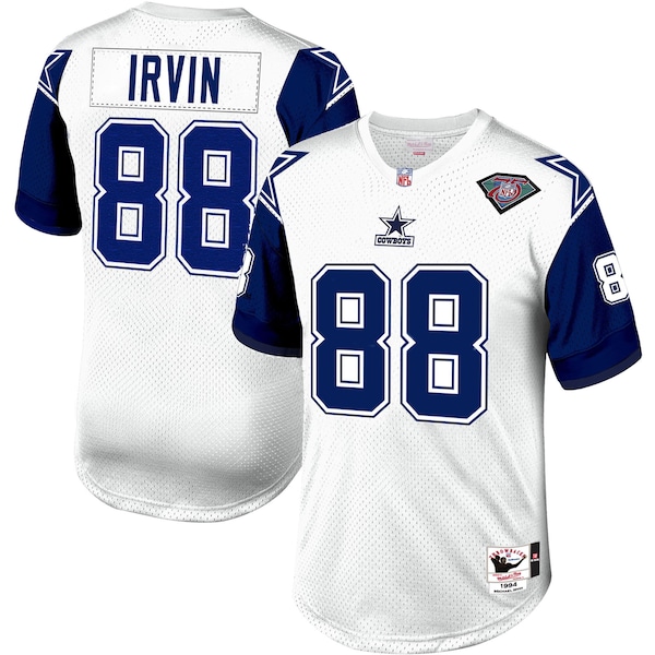 Michael Irvin Dallas Cowboys 1994  Authentic Throwback Retired Player Jersey - White