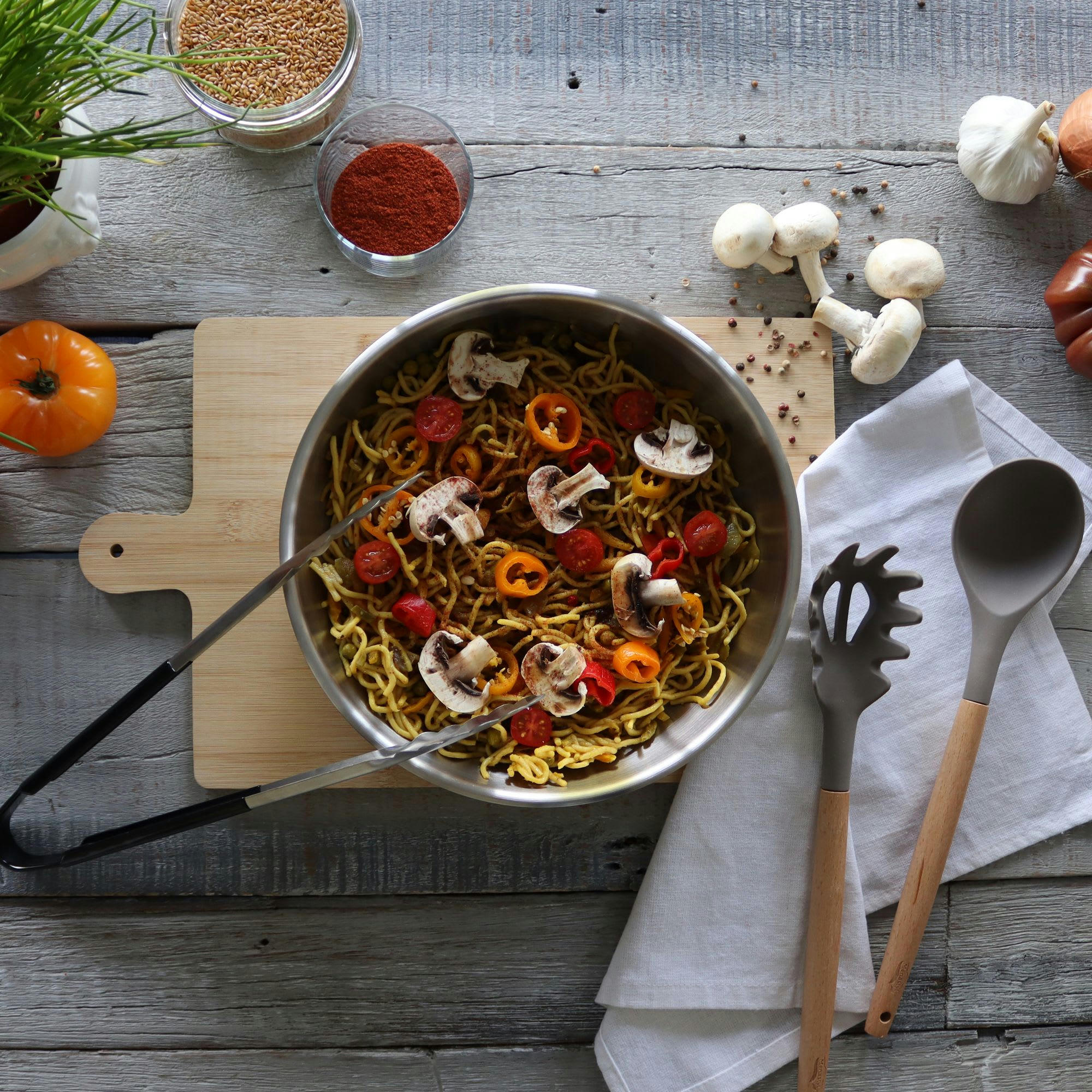 IRIS INOX - Wok amovible en inox Ø28cm - compatible induction