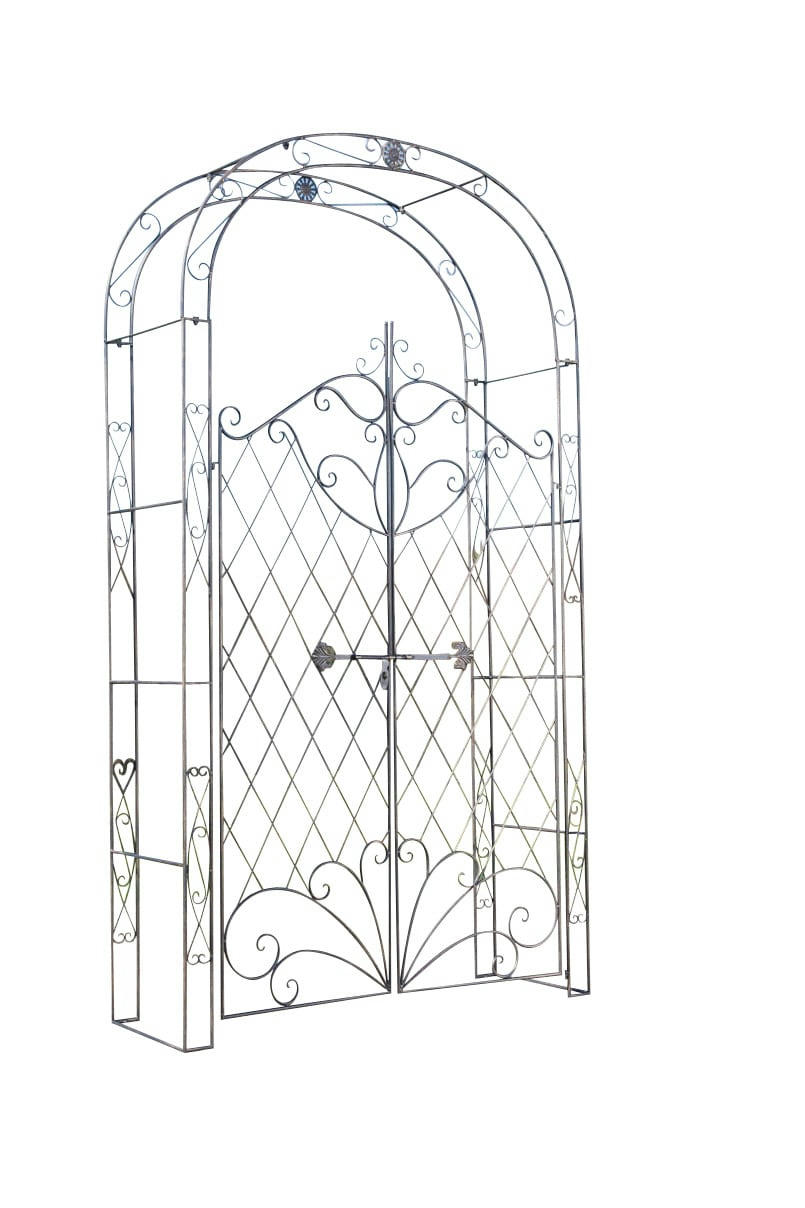 MELISSA - Arche pour plantes grimpantes en métal Bronze