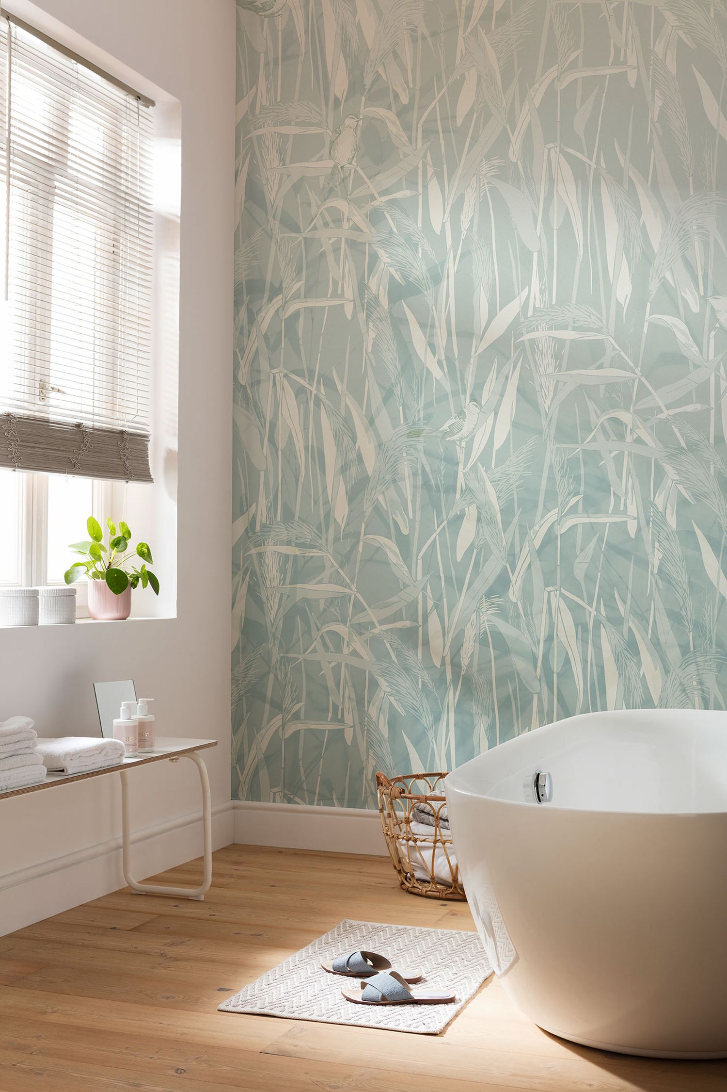 Komar fotobehang planten blauw - 300 x 250 cm - 611200