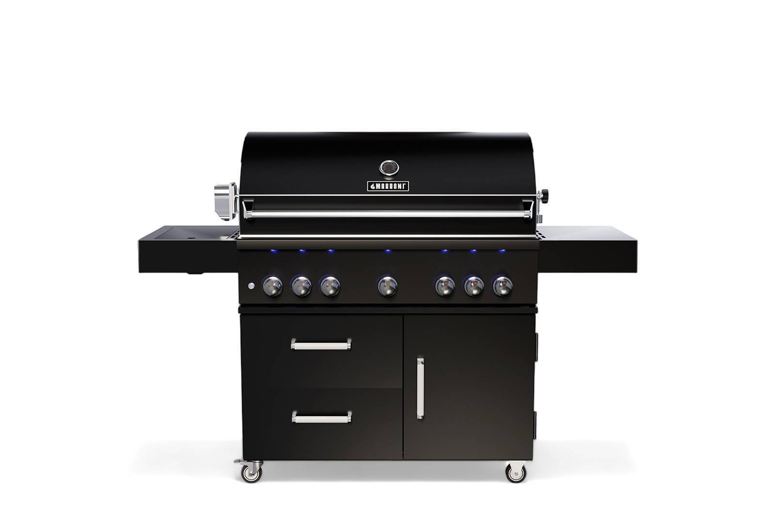 Grill ogrodowy gazowy PRO 5-palnikowy VESUVIUS 178,6x60 Marroni Grills