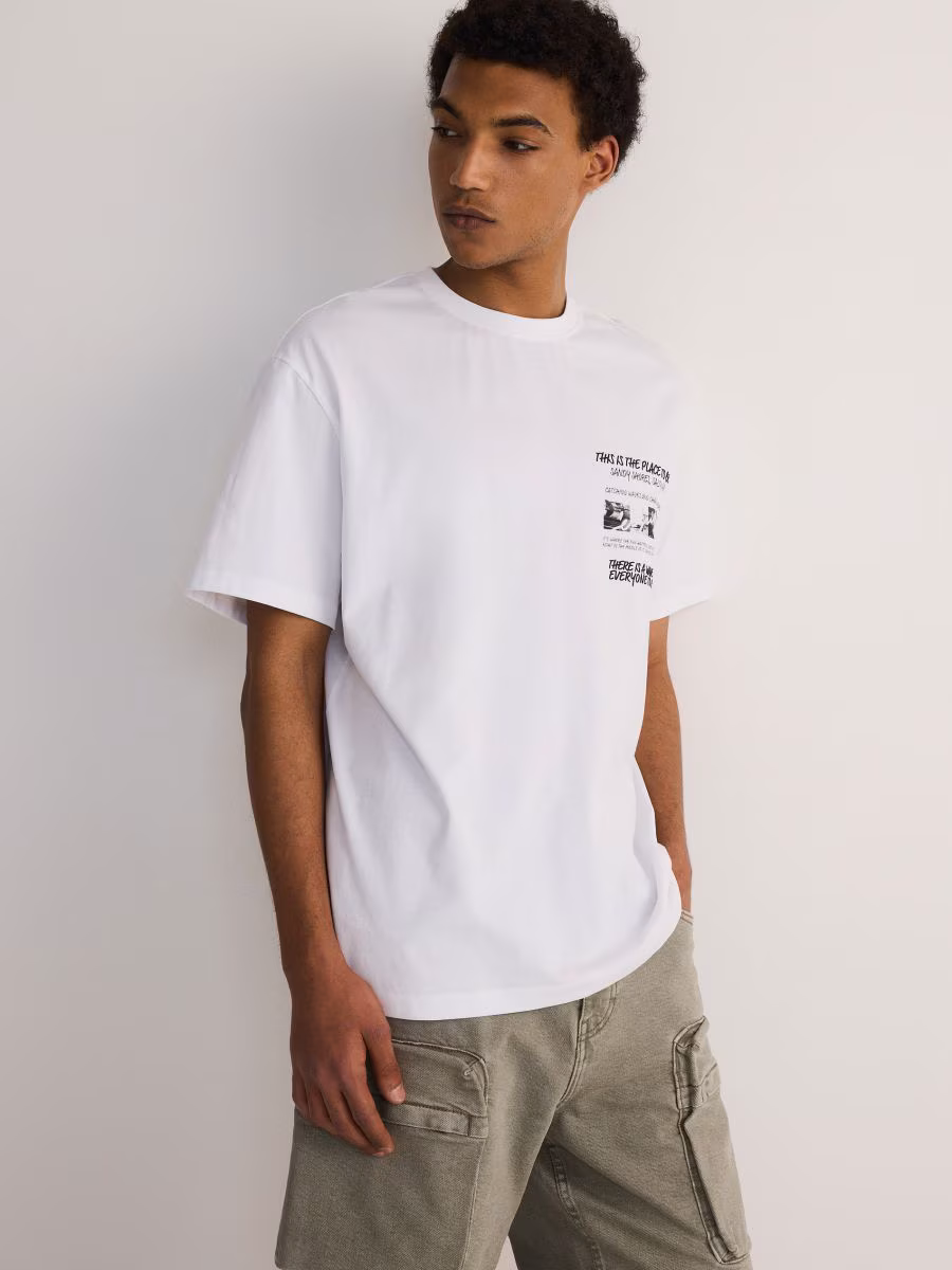 Boxy T-Shirt With Print
