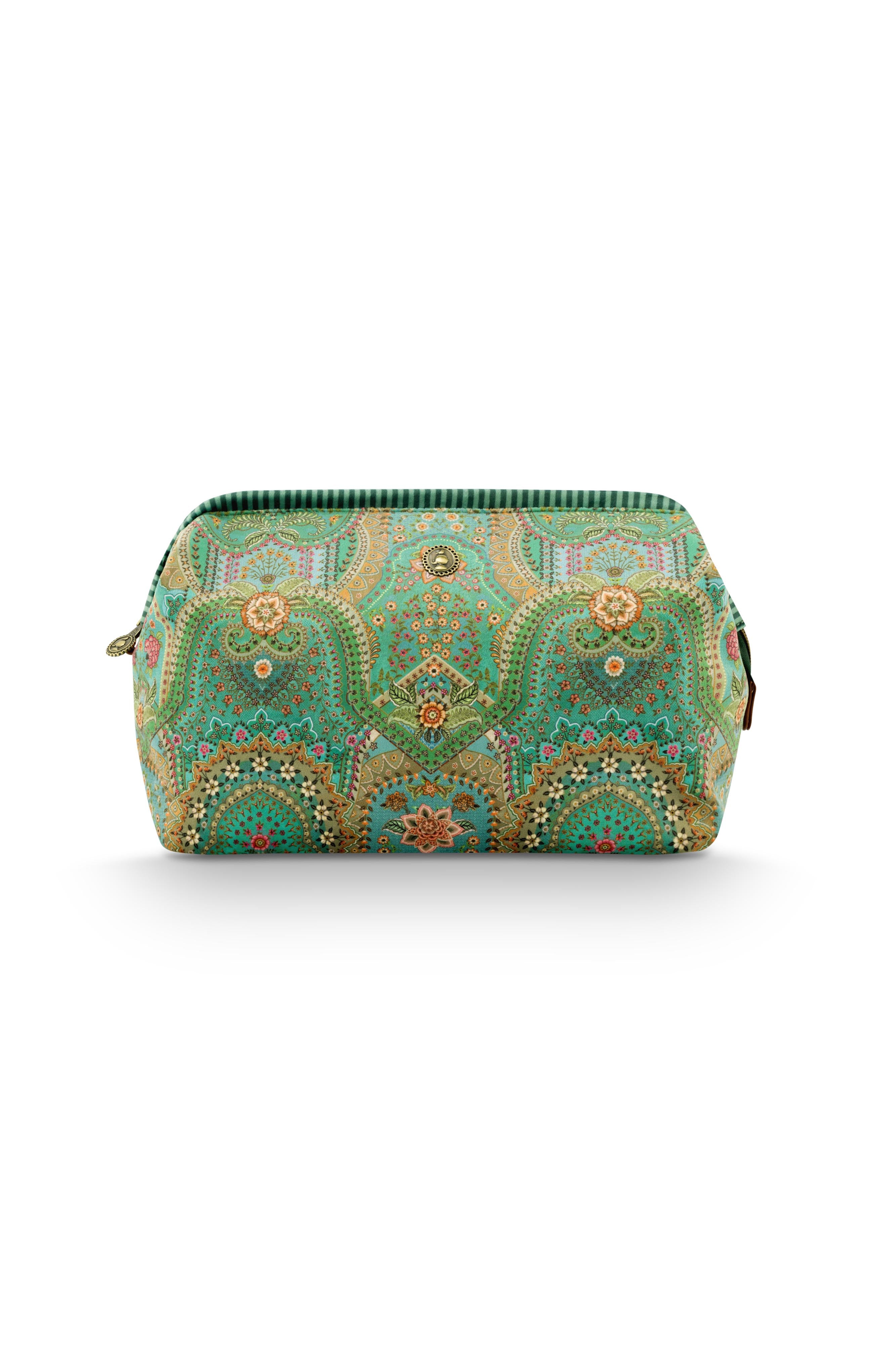 Pip Studio - Cooper Make-up Tasje Dames - Jabali - Groen - 30x13.8x20.7cm