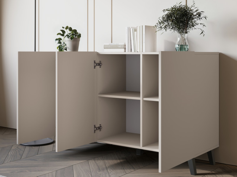Komoda na nóżkach 120 cm PUNES do salonu