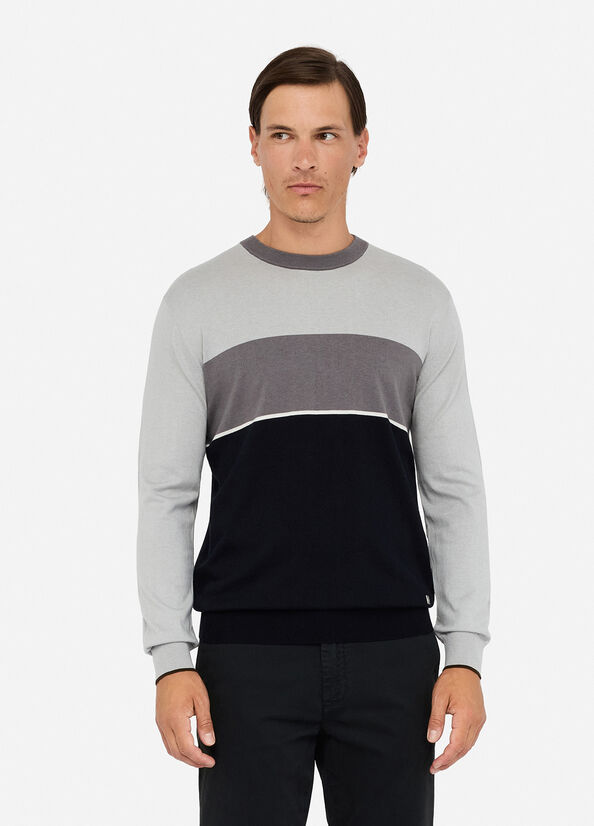 Maglia in cotone e seta